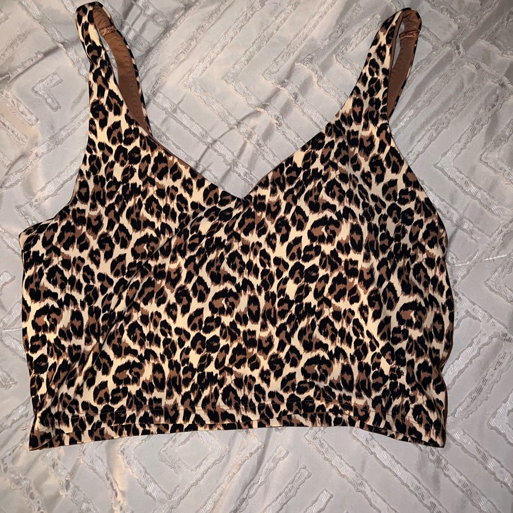Leopard Print Aerie Sports Bra